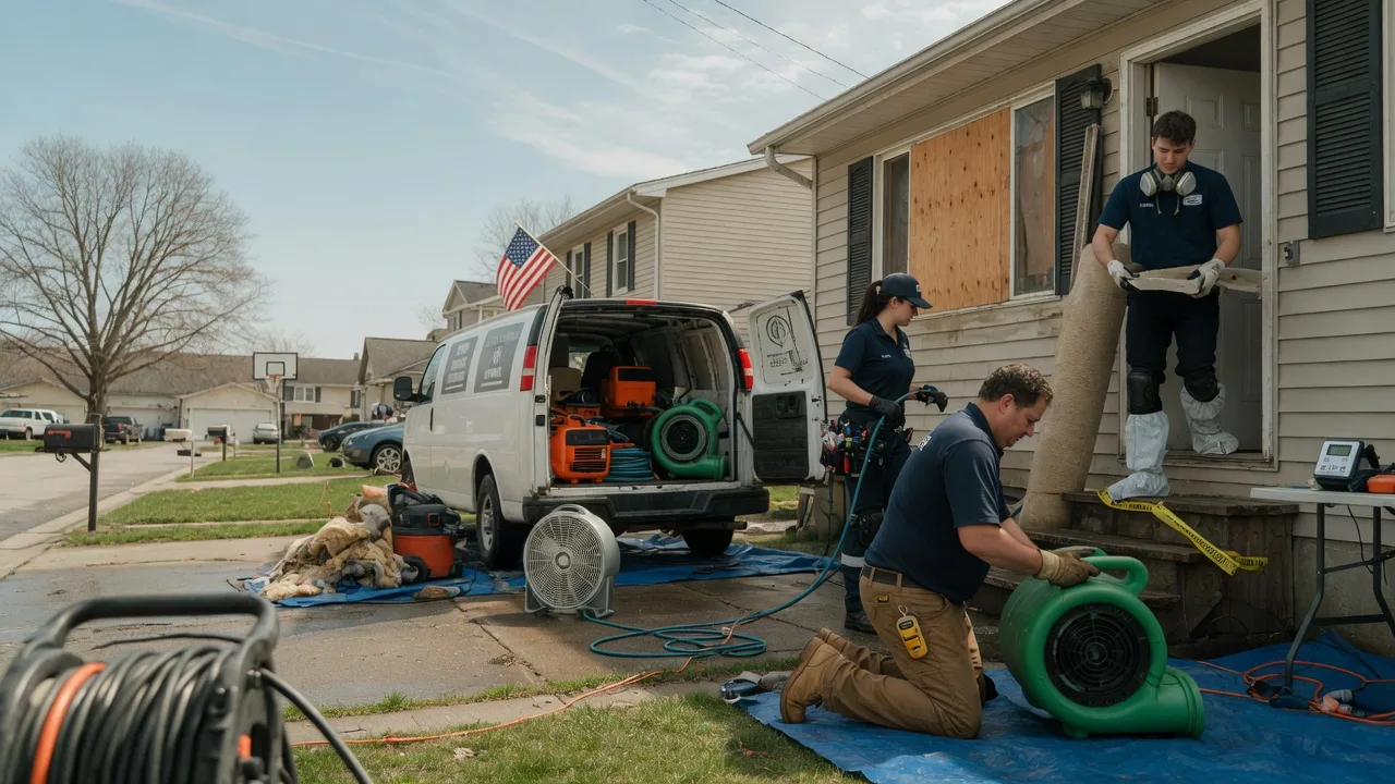 Water Damage Restoration in Arrowsmith, IL near me
